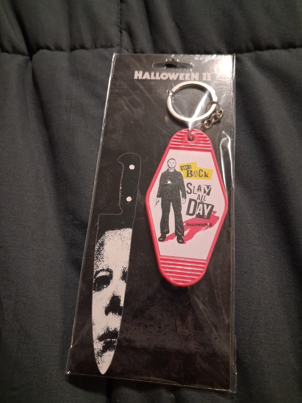 Pink Keychain Holster-Style Keyring
